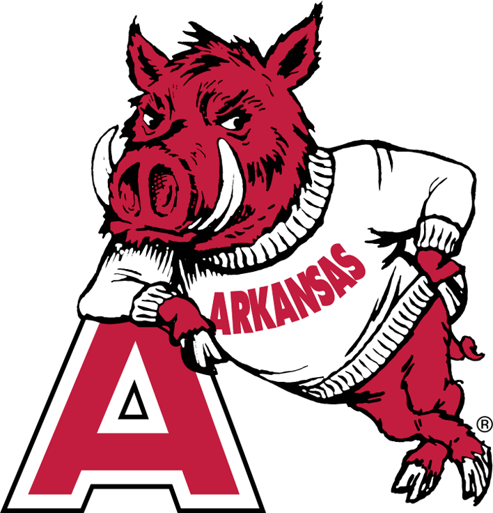 Arkansas Razorbacks 1951-1962 Primary Logo t shirts DIY iron ons